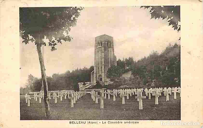 Postales: France - 02 - Belleau - Le Cimeti&egrave;re am&eacute;ricain - Oblit&eacute;ration ronde de 1933 - CPA - Voir Scans Recto