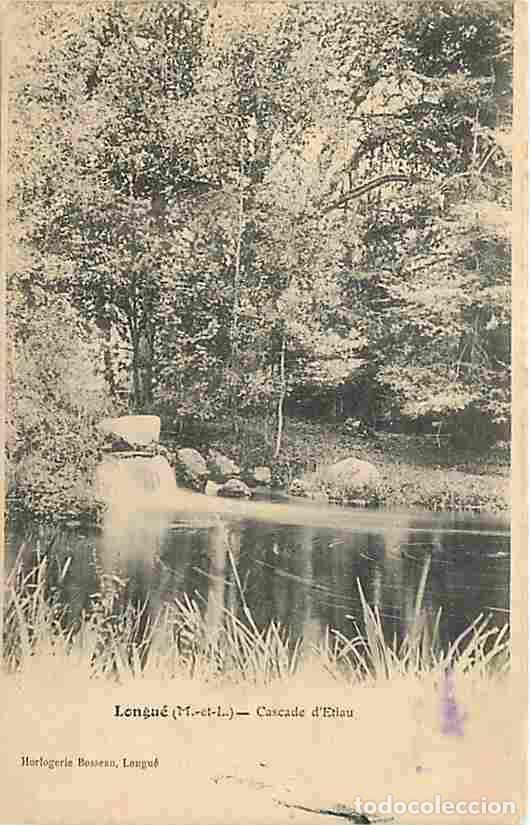 Postales: France - 49 - Longu&eacute; - Cascade d'Etiau - Oblit&eacute;ration ronde de 1906 - CPA - Voir Scans Recto-Verso