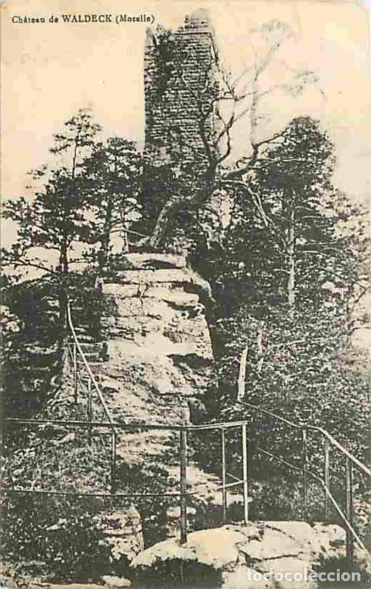Postcards: France - 57 - Waldeck - Ch&acirc;teau de Waldeck - Oblit&eacute;ration ronde de 1929 - CPA - Voir Scans Recto-Ver