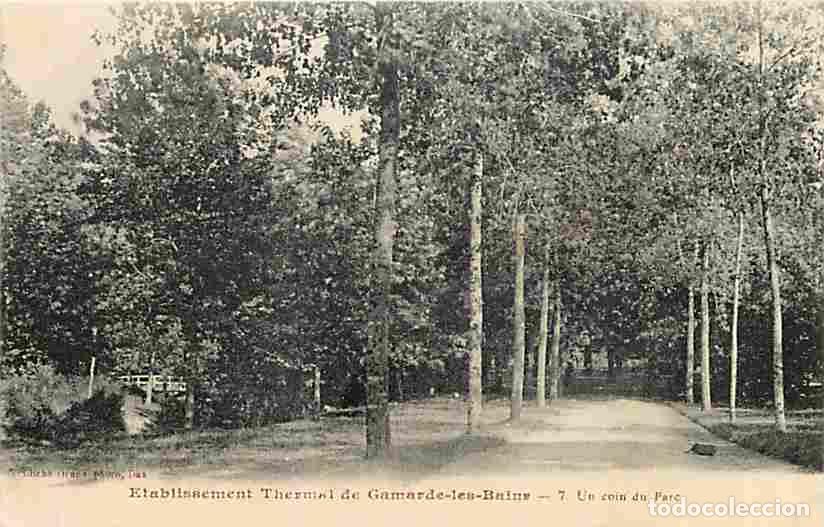 Postales: France - 40 - Gamarde les Bains - Etablissement Thermal - Un coin du Parc - CPA - Voir Scans Recto-V