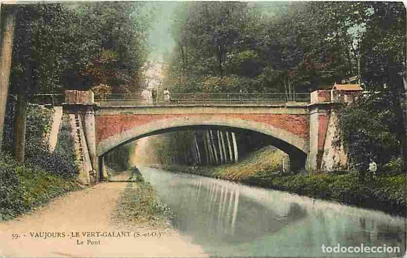 Postkarten: France - 93 - Vaujours - Le Vert Galant - Le Pont - Coloris&eacute;e - Anim&eacute;e - Correspondance - CPA - Voir