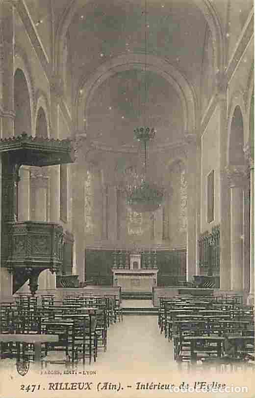 Postkarten: France - 01 - Rilleux - Int&eacute;rieur de l'Eglise - CPA - Voir Scans Recto-Verso