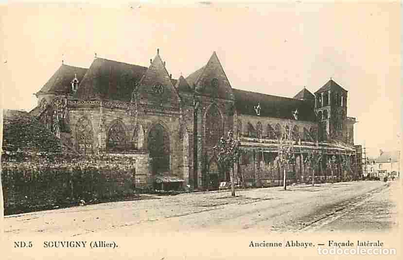 Postales: France - 03 - Souvigny - Ancienne Abbaye - Fa&ccedil;ade lat&eacute;rale - CPA - Voir Scans Recto-Verso