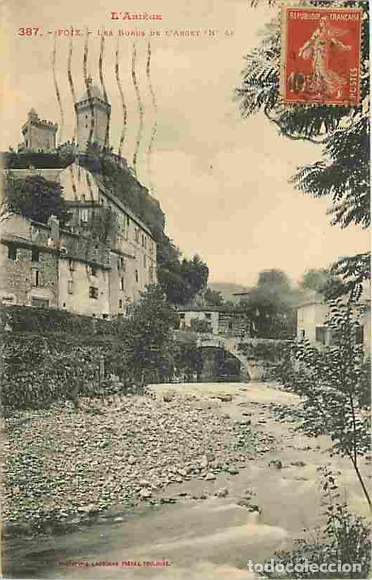 Postales: France - 09 - Foix - Les bords de l'Arget - Oblit&eacute;ration ronde de 1922 - CPA - Voir Scans Recto-Vers