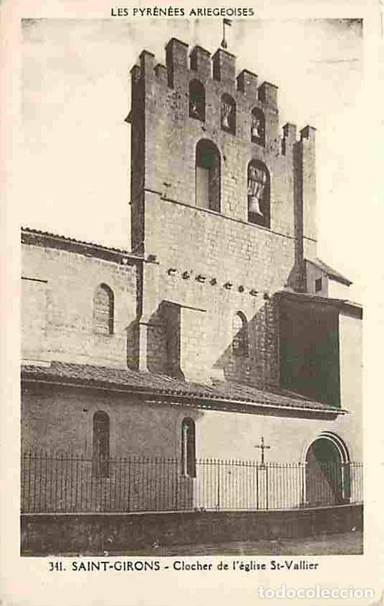 Postkarten: France - 09 - Saint Girons - Clocher de l'Eglise Saint Valier - CPA - Voir Scans Recto-Verso