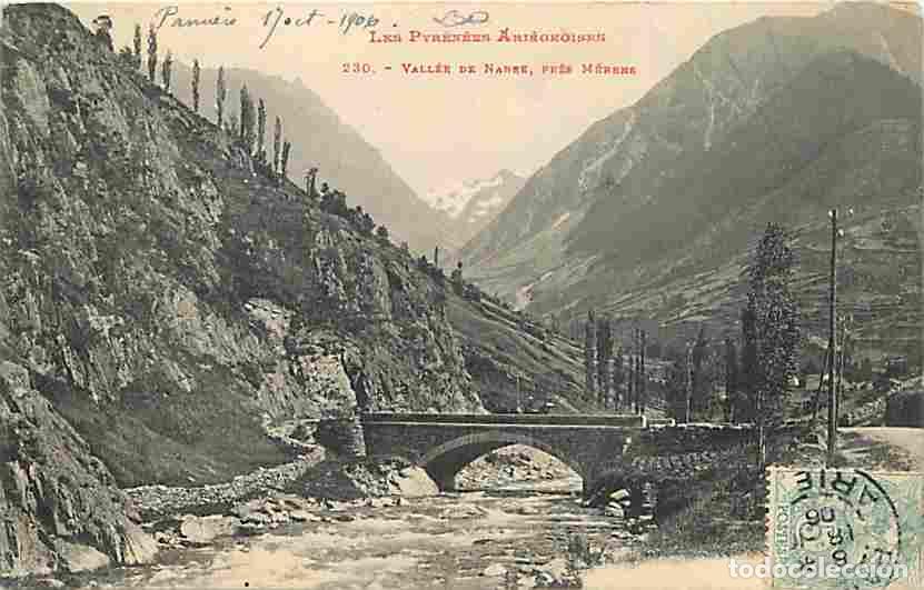 Postkarten: France - 09 - M&eacute;rens - Vall&eacute;e de Nabre pr&egrave;s M&eacute;rens - Oblit&eacute;ration ronde de 1906 - CPA - Voir Scans R