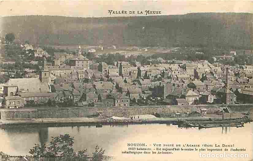 Postkarten: France - 08 - Nouzon - Vall&eacute;e de la Meuse - Vue prise de l'Agasse ou Bois de la Dame - CPA - Voir Sc