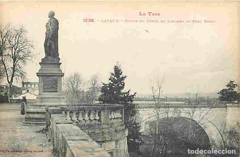 Postkarten: France - 81 - Lavaur - Statue du Comte de Lascazes et Pont Vieux - CPA - Voir Scans Recto-Verso