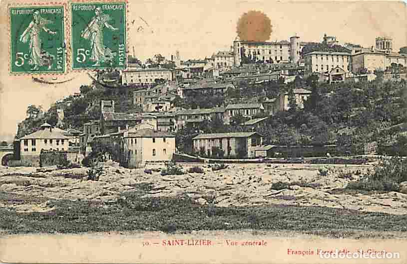 Postkarten: France - 09 - Saint Lizier - Vue G&eacute;n&eacute;rale - Oblit&eacute;ration ronde de 1909 - CPA - Voir Scans Recto-Vers