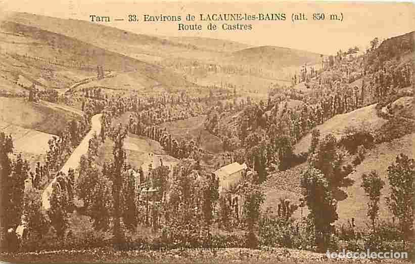 Postkarten: France - 81 - Lacaune les Bains - Environs de Lacaune les Bains - Route de Castres - CPA - Voir Scan