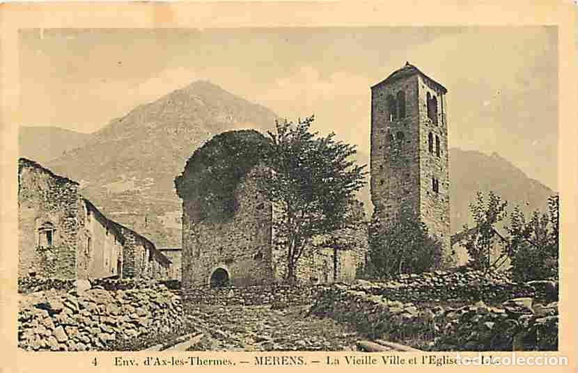 Postkarten: France - 09 - M&eacute;rens - La Vieille Ville et l'Eglise - CPA - Voir Scans Recto-Verso