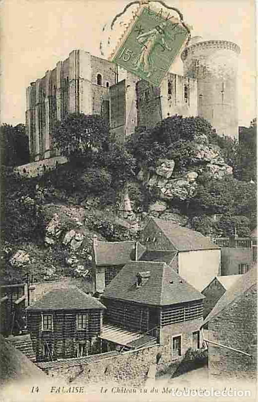 Cartes Postales: France - 14 - Falaise - Le Ch&acirc;teau - Oblit&eacute;ration ronde de 1920 - CPA - Voir Scans Recto-Verso