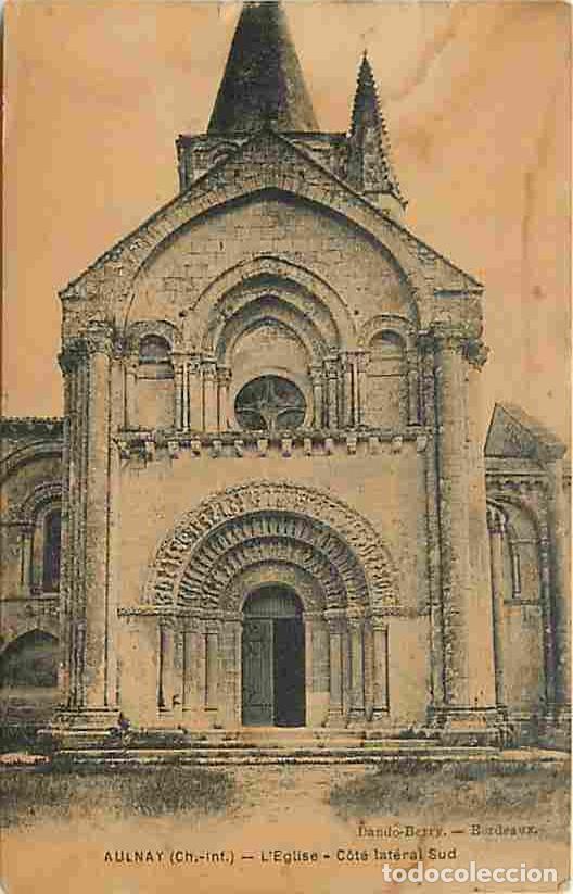 Cartes Postales: France - 17 - Aulnay - L'Eglise - Etat taches visibles - CPA - Voir Scans Recto-Verso