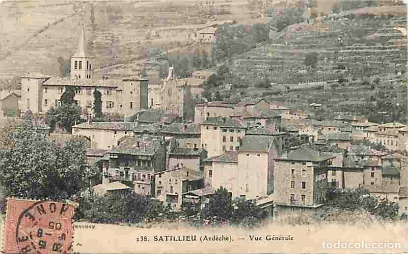 Cartes Postales: France - 07 - Satillieu - Vue G&eacute;n&eacute;rale - Oblit&eacute;ration ronde de 1905 - Correspondance - CPA - Voir Sc