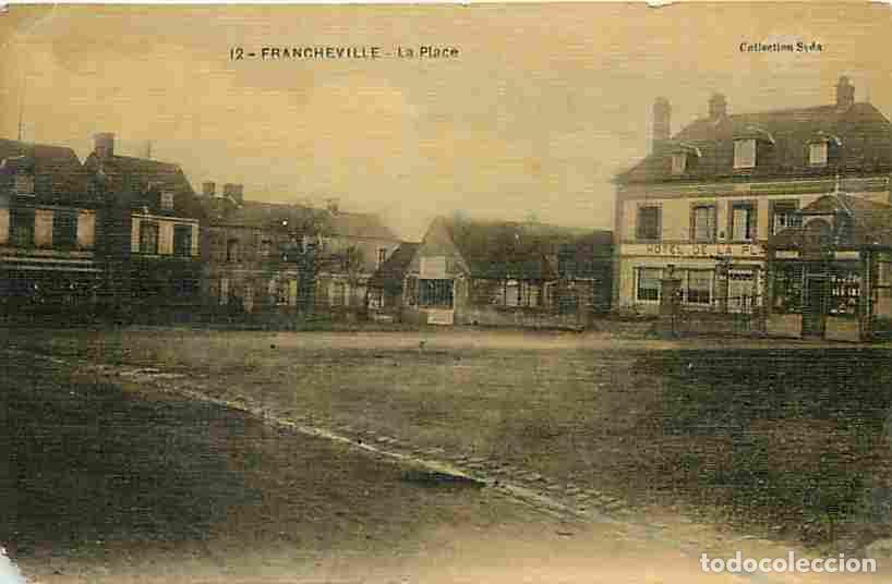 Cartes Postales: France - 69 - Francheville - La Place - Etat pli visible coin manquant - Correspondance - CPA - Voir