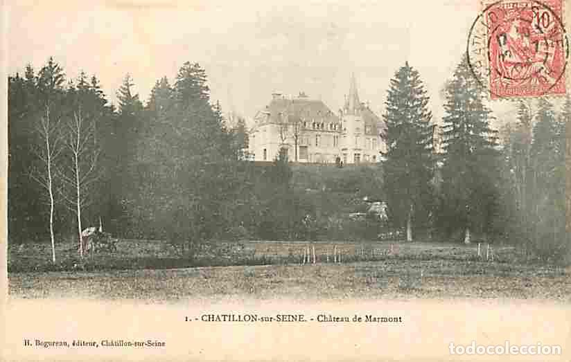 Cartes Postales: France - 21 - Chatillon sur Seine - Ch&acirc;teau de Marmont - Oblit&eacute;ration ronde de 1904 - CPA - Voir Sca