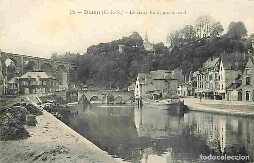 Cartes Postales: France - 22 - Dinan - Le vieux Pont pris en aval - CPA - Voir Scans Recto-Verso
