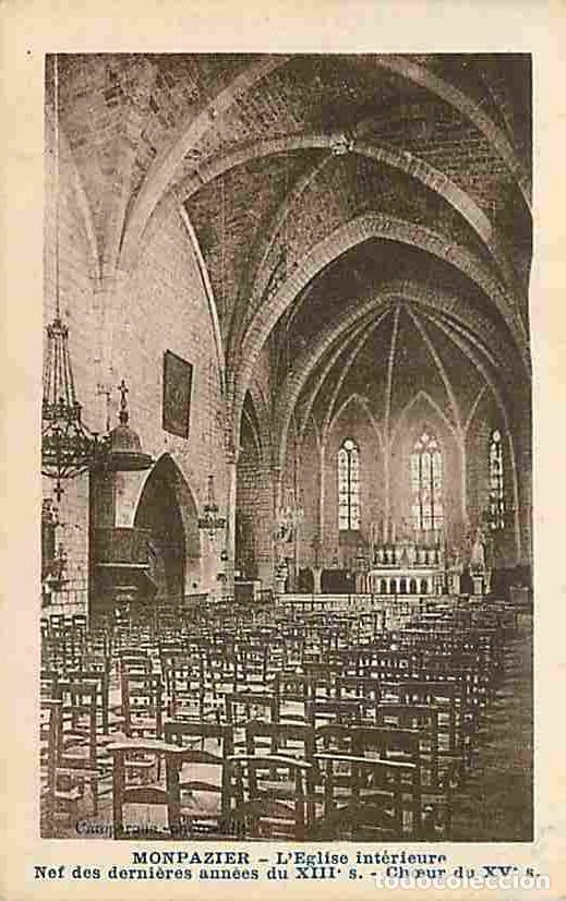 Postales: France - 24 - Monpazier - Int&eacute;rieur de l'Eglise - CPA - Voir Scans Recto-Verso