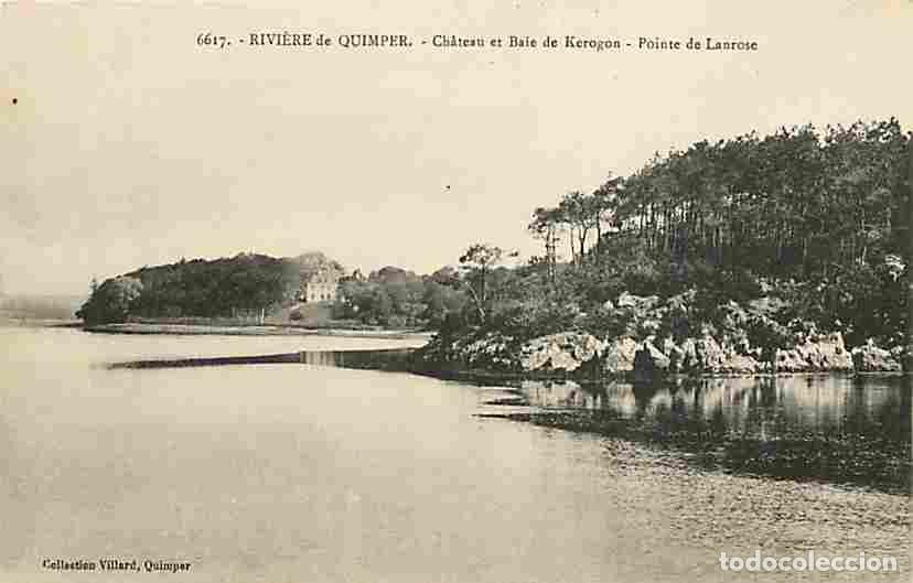 Cartoline: France - 29 - Rivi&egrave;re de Quimper - Ch&acirc;teau et Baie de Kerogon - Pointe de Lan rose - CPA - Voir Scan