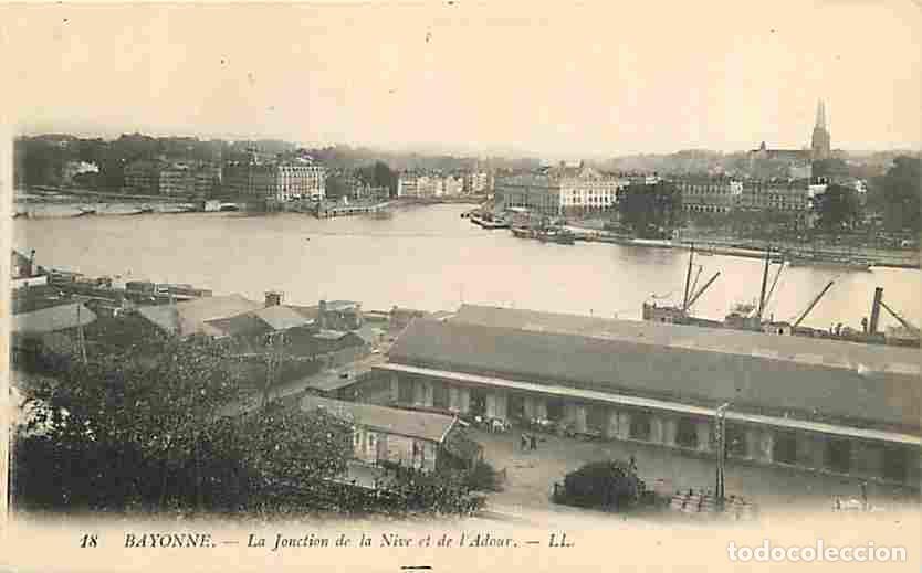 Cartoline: France - 64 - Bayonne - La jonction de la Nive et de l'Adour - CPA - Voir Scans Recto-Verso