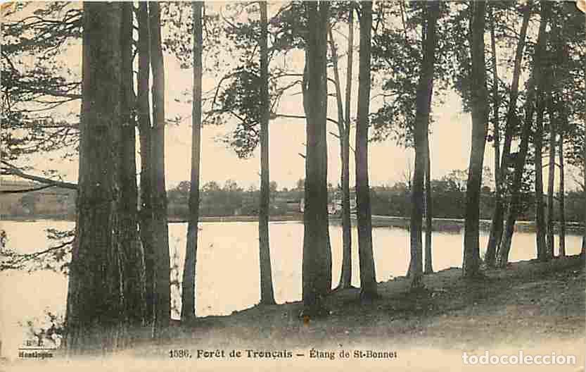 Postales: France - 03 - For&ecirc;t de Tron&ccedil;ais - Etang de Saint Bonnet - Oblit&eacute;ration ronde de 1933 - CPA - Voir Sc