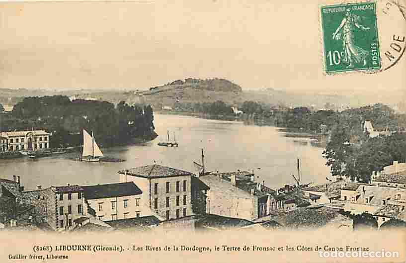 Postkarten: France - 33 - Libourne - Les Rives de la Doidogne le Tertre de Fronsac et les C&ocirc;tes de Canon Fronsac