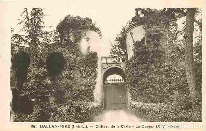 Cartoline: France - 37 - Ballan-Mir&eacute; - Ch&acirc;teau de la Carte - Le Donjon - Carte Neuve - CPA - Voir Scans Recto-V