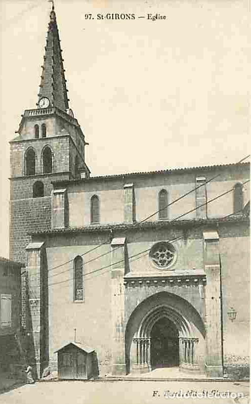 Postais: France - 09 - Saint Girons - L'Eglise - CPA - Voir Scans Recto-Verso