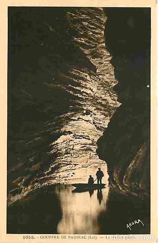 Postkarten: France - 46 - Padirac - Gouffre de Padirac - La rivi&egrave;re plane - Anim&eacute;e - Carte Neuve - CPA - Voir Sc