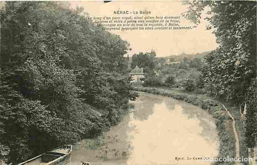 Postales: France - 47 - N&eacute;rac - La Baise - Oblit&eacute;ration ronde de 1929 - CPA - Voir Scans Recto-Verso