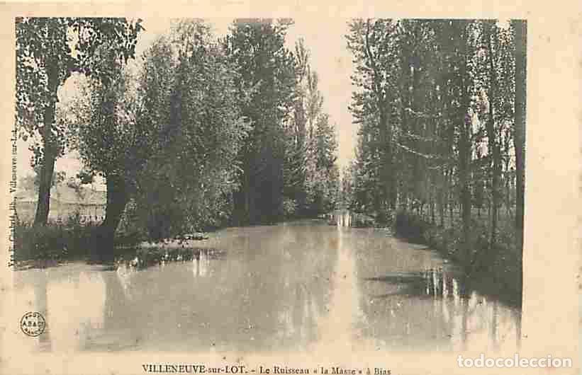 Postales: France - 47 - Villeneuve sur Lot - Le Ruisseau la Masse &agrave; Bias - CPA - Voir Scans Recto-Verso