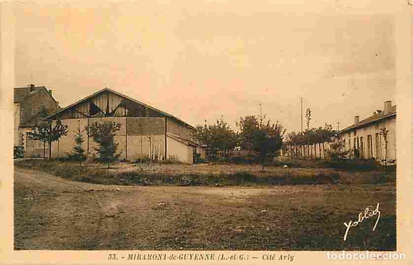 Postales: France - 47 - Miramont de Guyenne - Cit&eacute; Arly - Oblit&eacute;ration ronde de 1943 - CPA - Voir Scans Recto-