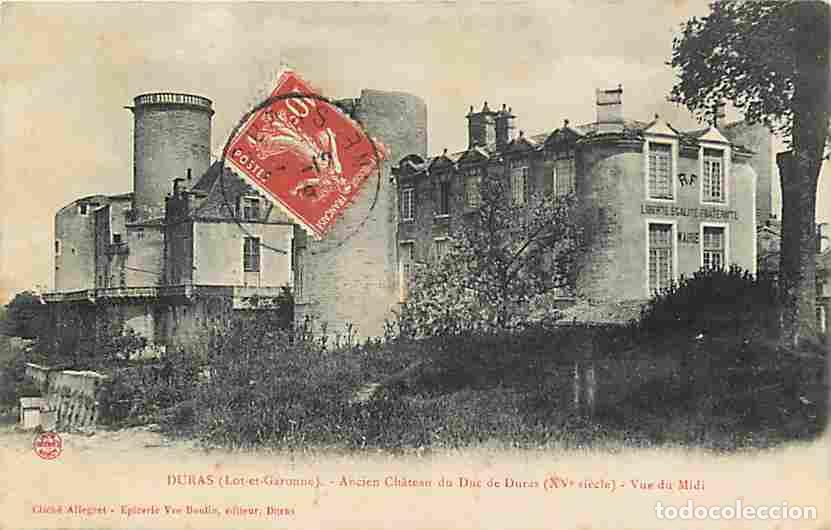 Postales: France - 47 - Duras - Ancien Ch&acirc;teau du Duc de Duras - Vue du Midi - CPA - Voir Scans Recto-Verso