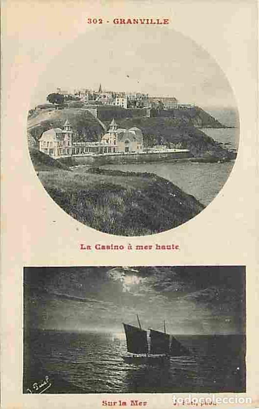 Cartoline: France - 50 - Granville - Multivues - Le Casino &agrave; mer haure - Sur la Mer - Carte Neuve - CPA - Voir
