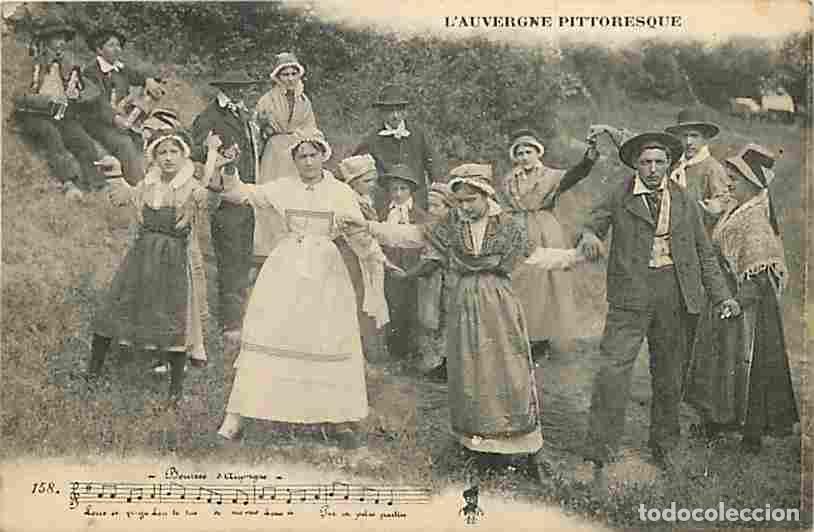 Postkarten: France - 63 - Auvergne - La Bourr&eacute;e d'Auvergne - Anim&eacute;e - Folklore - Danses - CPA - Voir Scans Recto