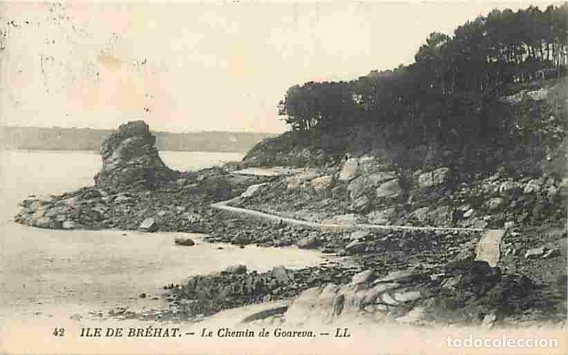 Cartoline: France - 22 - Ile de Br&eacute;hat - Le Chemin de Goareva - CPA - Voir Scans Recto-Verso