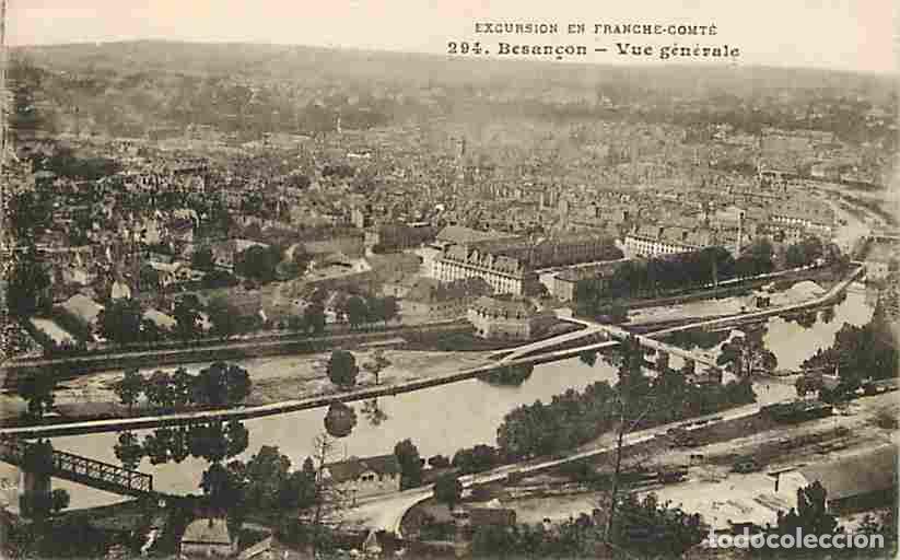 Cartes Postales: France - 25 - Besan&ccedil;on - Vue G&eacute;n&eacute;rale a&eacute;rienne - Oblit&eacute;ration ronde de 1920 - CPA - Voir Scans Recto