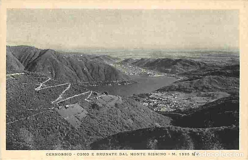 Cartes Postales: Italie - Cernobbio - Como e brunate dal Monte Bisbino - Carte Neuve - CPA - Voir Scans Recto-Verso