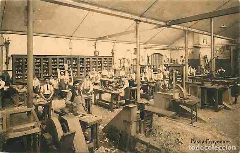 Cartes Postales: Belgique - Tournai - Passy-Froyennes - Atelier du Bois - Anim&eacute;e - Industrie - Carte Neuve - CPA - Vo