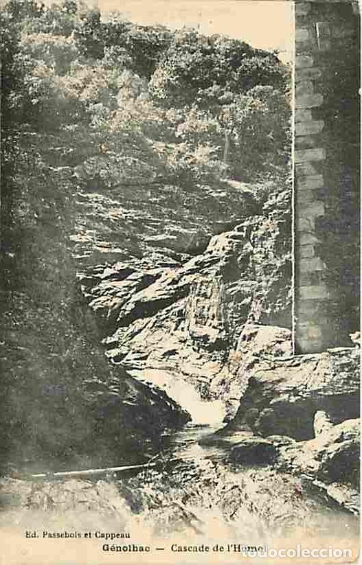 Cartes Postales: France - 30 - G&eacute;nolhac - Cascade de l'Homol - Oblit&eacute;ration ronde de 1928 - Etat coin abim&eacute; - CPA -