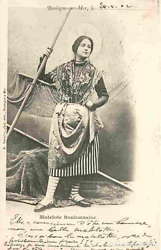 Postales: France - 62 - Boulogne sur Mer - Matelote Boulonnaise - Anim&eacute;e - Folklore - Pr&eacute;curseur - Oblit&eacute;ratio