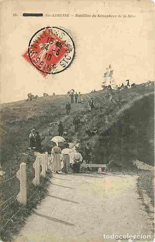 Postais: France - 76 - Sainte-Adresse - Raidillon du S&eacute;maphore de la H&egrave;ve - Anim&eacute;e - Oblit&eacute;ration ronde de 19