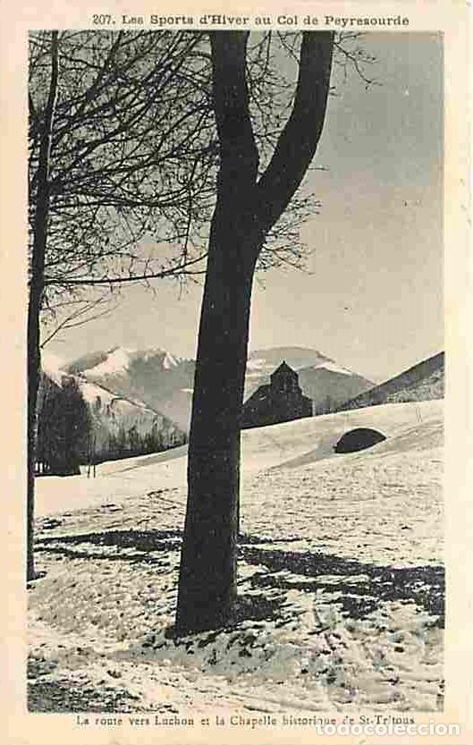 Postais: France - 31 - Haute Garonne - Les sports d'hiver au Col de Peyresourde - La route vers Luchon et la