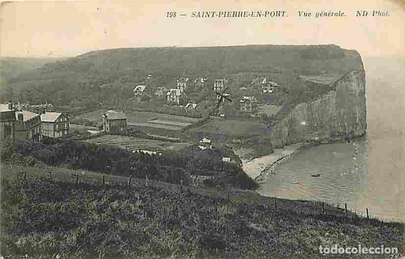 Postais: France - 76 - Saint Pierre en Port - Vue G&eacute;n&eacute;rale a&eacute;rienne - Oblit&eacute;ration ronde de 1912 - CPA - Voir