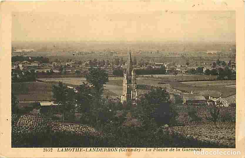 Cartoline: France - 33 - Lamothe-Landerron - La Plaine de la Garonne - Oblit&eacute;ration ronde de 1931 - CPA - Voir