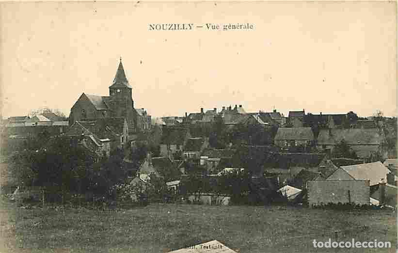 Postais: France - 37 - Nouzilly - Vue G&eacute;n&eacute;rale - Oblit&eacute;ration ronde de 1922 - CPA - Voir Scans Recto-Verso