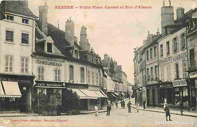 Cartes Postales: France - 21 - Beaune - Petite Place Carnot et Rue d'Alsace - Anim&eacute;e - Commerces - CPA - Voir Scans R
