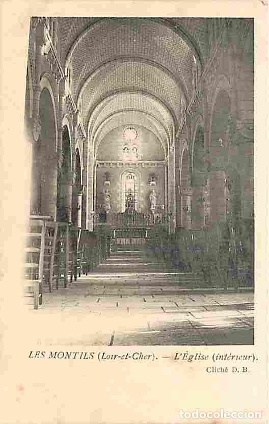 Cartes Postales: France - 41 - Les Montils - Int&eacute;rieur de l'Eglise - CPA - Voir Scans Recto-Verso