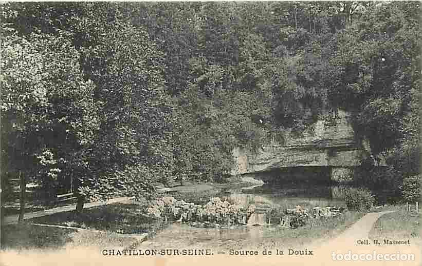 Cartes Postales: France - 21 - Chatillon sur Seine - Source de la Douix - Oblit&eacute;ration ronde de 1913 - CPA - Voir Sca