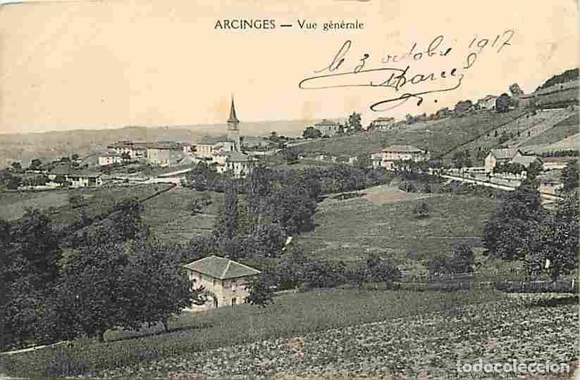 Cartes Postales: France - 42 - Arcinges - Vue G&eacute;n&eacute;rale - Oblit&eacute;ration ronde de 1917 - CPA - Voir Scans Recto-Verso